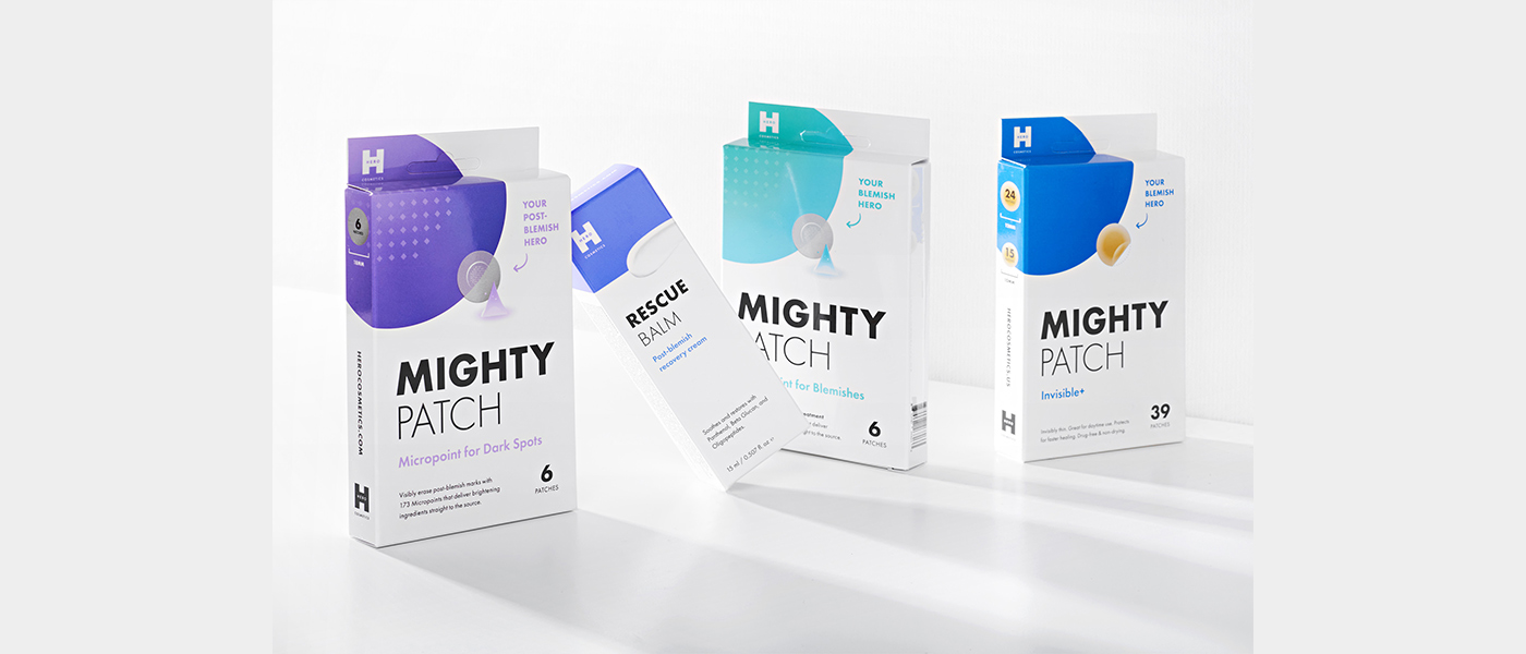 2 x Hero Cosmetics Mighty Patch - Your Blemish Hero 6 Invisible Day 6 Night