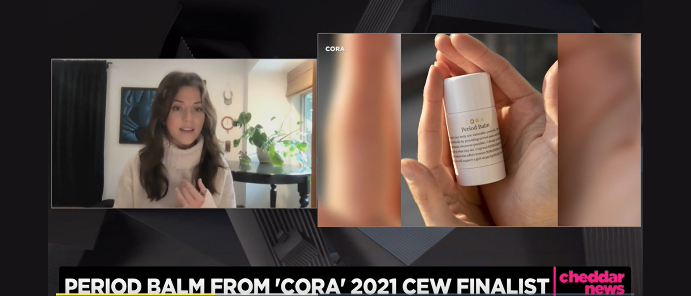 Cora Founder Molly Hayward Featured on Cheddar News as a Beauty