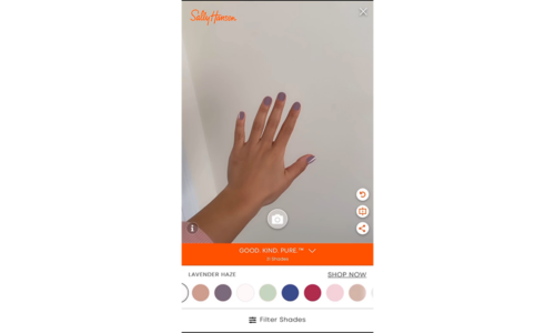 Sally Hansen is launching the next generation of virtual nail color try-ons: the mass market leader is the first nail color and care brand to offer a new virtual and interactive tool, in conjunction with Perfect Corp.
