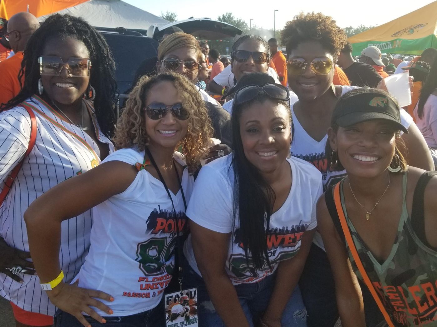 Taydra And Her Sorority Sisters From College