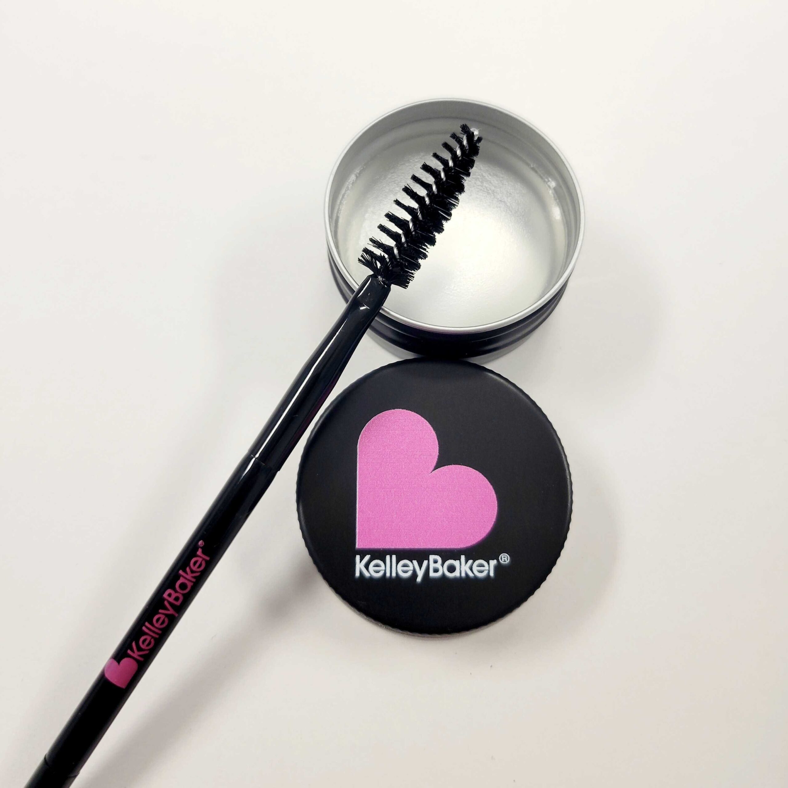 Kelley Baker brow spoolie and gel