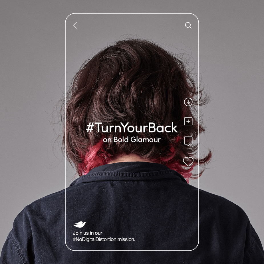 Example of the #TurnYourBack Campaign