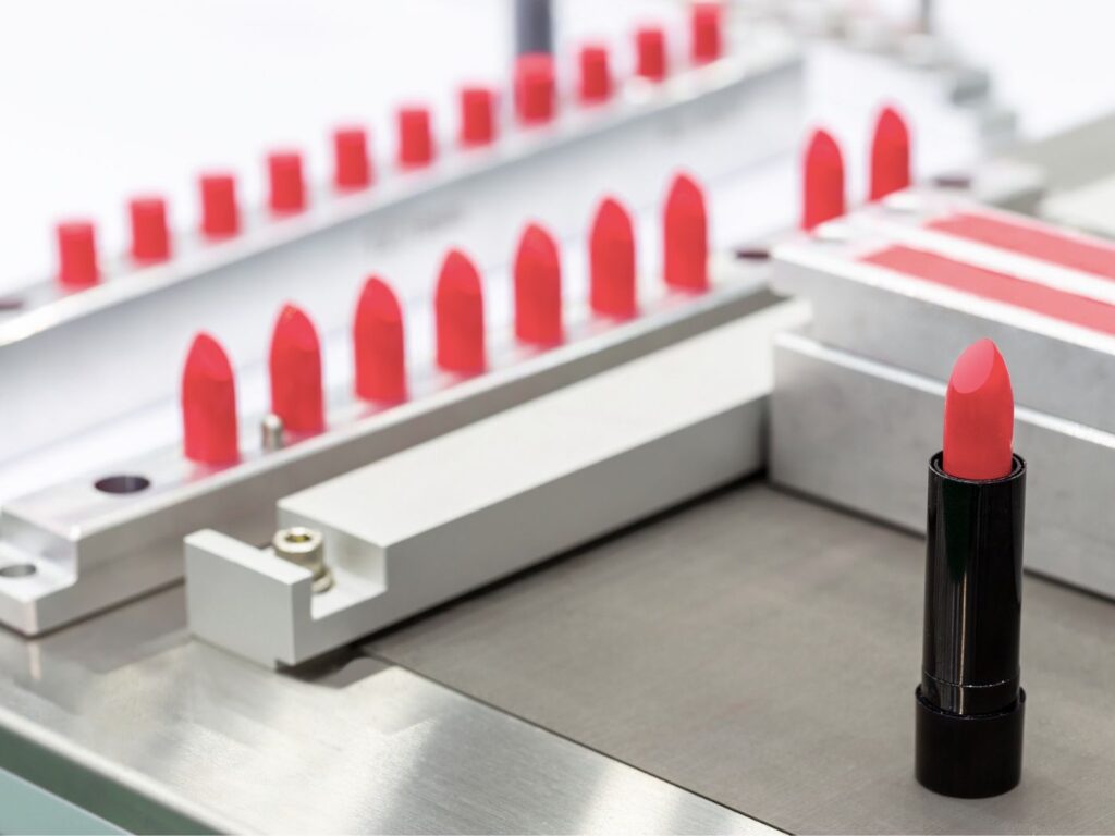 Photo of lipstick production