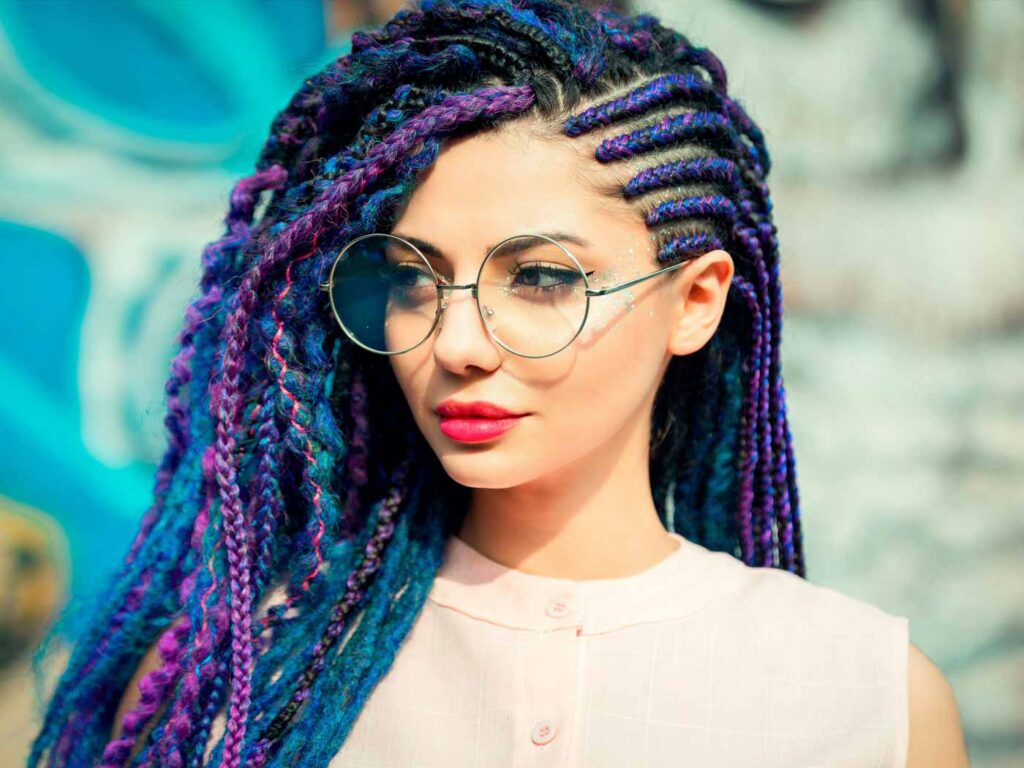Photo of woman with trendy hair