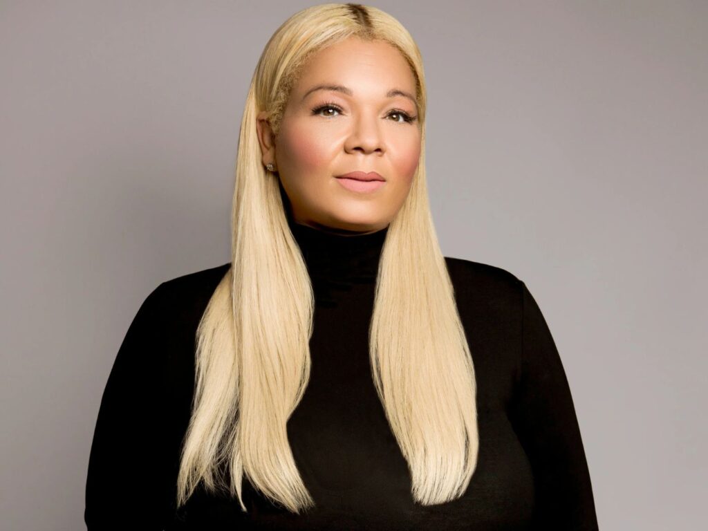 Portrait of Octavia Morgan wearing a black rollneck sweater