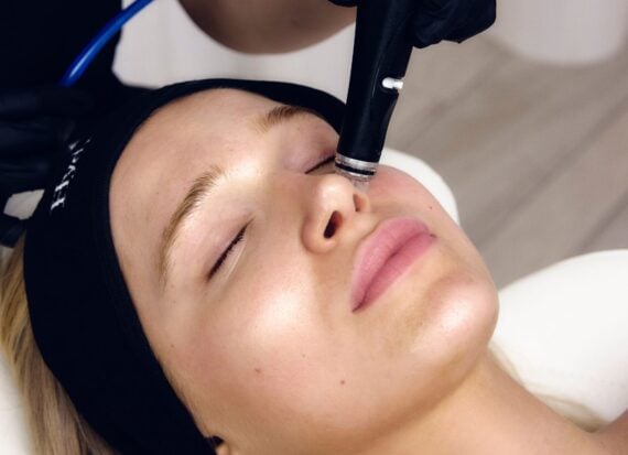 Photo of Woman Receiving Hydrafacial
