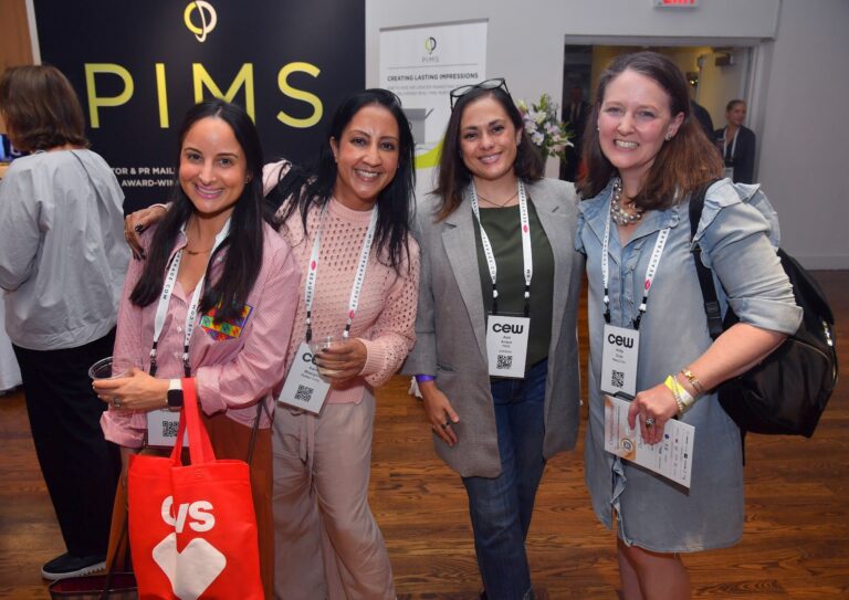 Guests at the PIMS booth